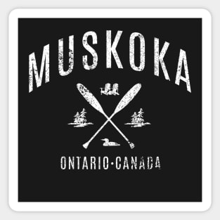 Muskoka Crossing arched Sticker